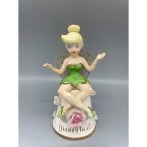 Vintage Disneyland Tinker Bell Ceramic Bell Walt Disney Productions Collectible